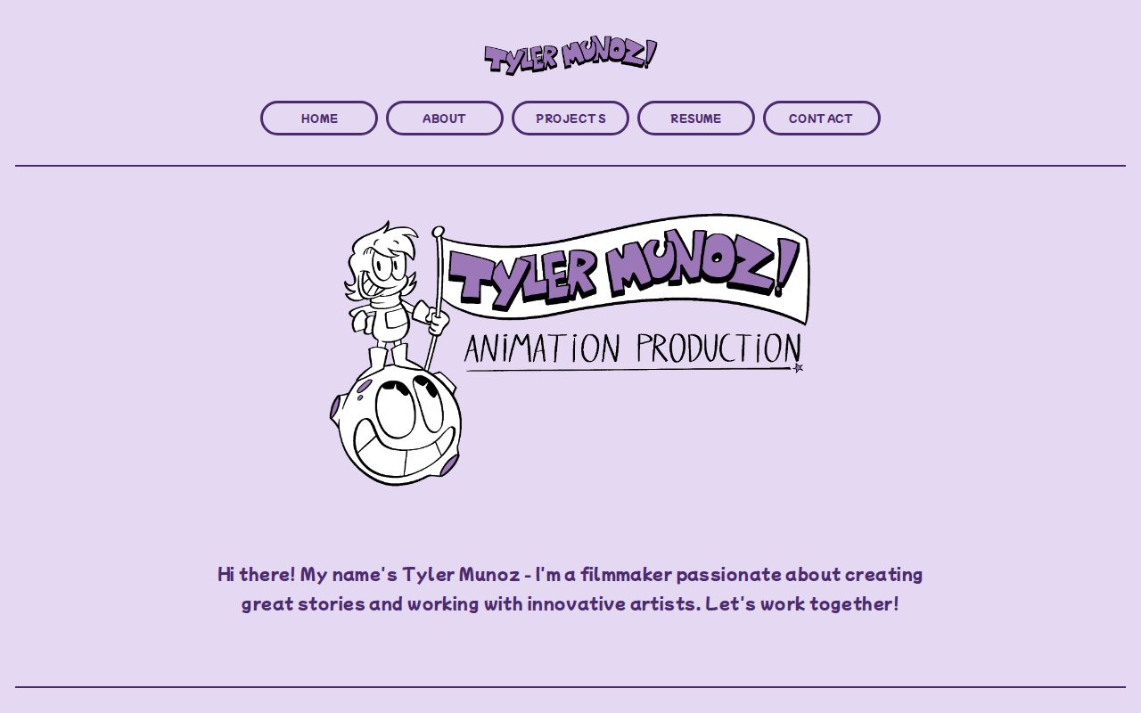 Tyler Munoz Animation Production